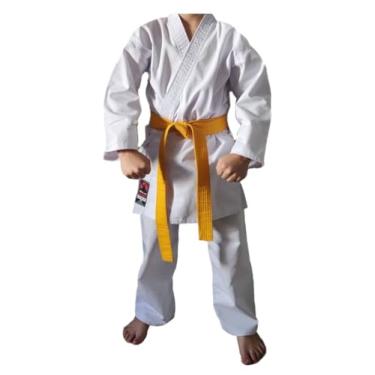 Imagem de Kimono Karate Infantil Pa Lonita + Faixa Branca + Chaveiro (KM3)