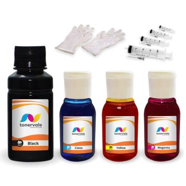 Imagem de kit Tinta Para Impressora 2774 667xl recarga econômica