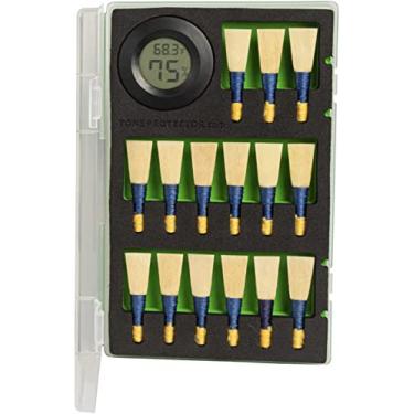 Imagem de Capa protetora de tom para palhetas de gaita de fole: Armazenamento digital de palheta de gaita de fole com controle de umidade bidirecional