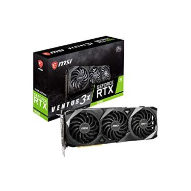 Imagem de MSI Placa gráfica Gaming GeForce RTX 3090 24GB GDRR6X 384-Bit HDMI/DP Nvlink Torx Fan 3 Ampere Architecture OC (VENTUS 3X 24G OC)