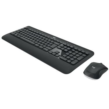 Imagem de Kit Teclado e Mouse Logitech Wireless Multimídia MK540 Advanced Preto