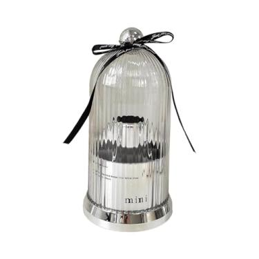 Imagem de Kokiya Suporte de pincel de maquiagem, suporte de cosméticos 360 rotativo à prova de poeira, grande capacidade, armazenamento de cosméticos, 7 slots para