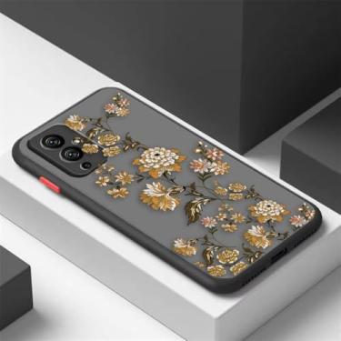 Imagem de Capa de telefone fosca para Oneplus 10 9 8T 8 7 7T 6 6T 5 5T PRO NORD CE 2 N10 N100 5G Capa lindas flores coloridas, SFBLA10, para Oneplus 7TPRO