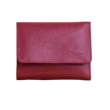Imagem de Carteira Feminina Pequena Classe Couro Ctf191 Cb37 Vermelha