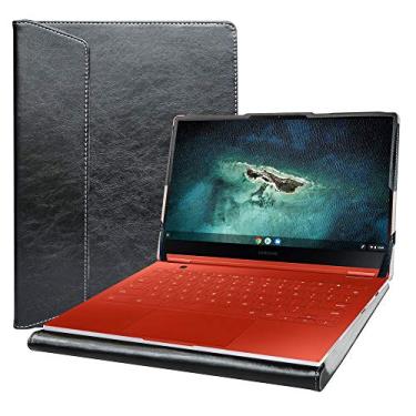 Imagem de Alapmk Capa protetora para Samsung Galaxy Book3 360 13/Galaxy Book2 Pro 360 13 NP930QED/Galaxy Book2 Pro 13 NP930XED/Galaxy Book2 360 13 NP730QED-KB1US/Galaxy Chromebook 13 XE930QCA, preta