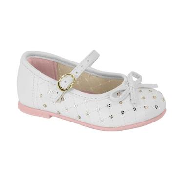 Imagem de Sapatilha Infantil Feminina Boneca Branco Molekinha 2106.1054