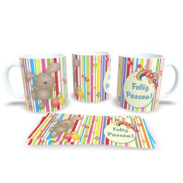Imagem de Canecas Branca de Porcelana Personalizadas Pascoa 2 (Pascoa 32)