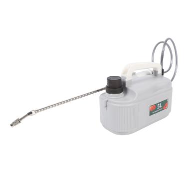 Imagem de Pulverizador Elétrico, Pulverizador Elétrico de Rega Automática de um Toque Com Varinha Telescópica Pulverizador Elétrico Anti-vazamento Alimentado por Bateria de 5L para Rega de