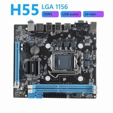 Imagem de Placa Mãe Lga1156 Chipset Intel Hm55 Ddr3 Séries I3/i5/i7 - KINGSTER