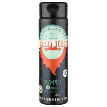 Imagem de Shampoo 3 Em 1 Para Barba Cabelo E Corpo 250ml - Barba Rubra