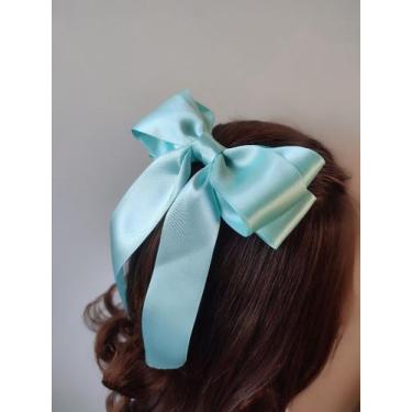 Imagem de Laço De Cabelo Morgana Adulto E Infantil - Linha Rubi, Cinza