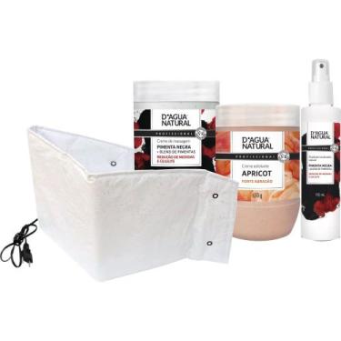 Imagem de Kit corporal creme pimenta negra fluido esfoliante cinta 220V - Genéri