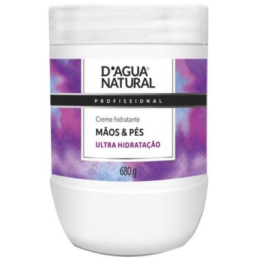 Imagem de Creme desodorante hidratante mãos e pés 680g d'água natural