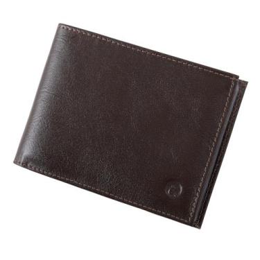 Imagem de Carteira Masculina Couro Legítimo Slim Cartão Couro50 265 01, Couro, M