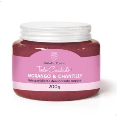 Imagem de Geleia Esfoliante Corporal Morango e Chantilly 200g Todo Cuidado Abelh