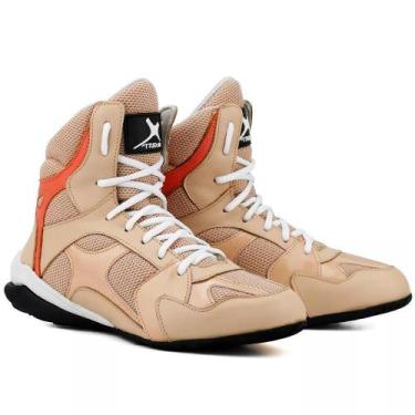 Imagem de Bota Treino Feminina Couro Cano Alto Academia Conforto - Mr. Gutt, 41,