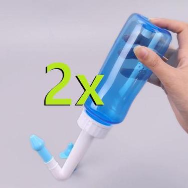Imagem de Higienizador Nasal Lavador De Nariz Limpador Caseiro 2Un - Geral
