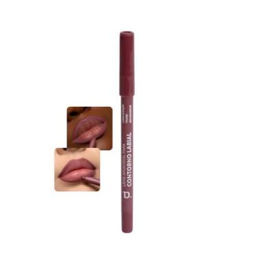 Imagem de Lápis Contorno Labial Dailus Apontável Textura Macia Lançamento, Malva