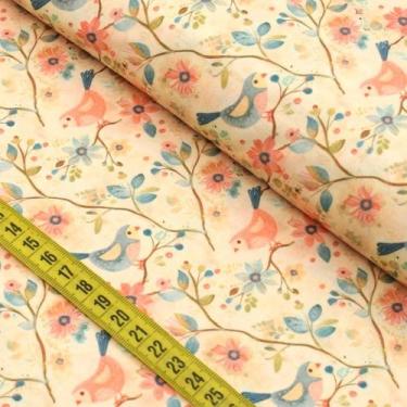 Imagem de Tecido Estampado para Patchwork - Modern Bird 02 (0,50x1,50) - Fabrica