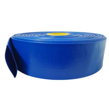Imagem de Rolo de 5 Metros de Mangueira Flat Azul Achatada 2.1/2 Polegadas Irrig