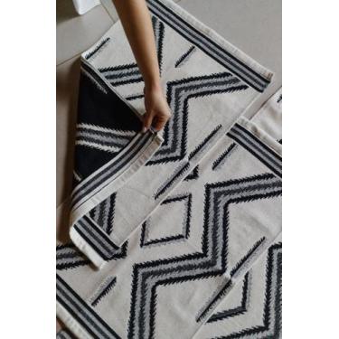 Imagem de Jogo De Tapetes Para Cozinha Passadeira inca 3 Peças - Artesanal