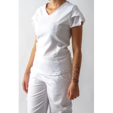 Imagem de Pijama hospitalar privativo - StileBeach, Branco, M