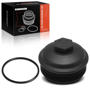 Imagem de A-Premium Conjunto de tampa do invólucro do filtro de óleo compatível com Volkswagen Jetta 2003-2006/2008-2014, Golf 2003-2004/2010-2014, Beetle 2013-2014, Eos 2007-2008, CC, EuroVan e Audi A3, número