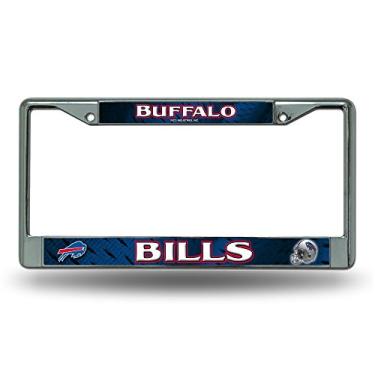 Imagem de Rico Industries Adesivo NFL Buffalo Bills 30,48 cm x 15,24 cm cromado prateado para carro/caminhão/SUV