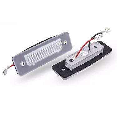 Imagem de 2 peças de luz de matrícula de LED Canbus para BMW E30 E12 E28 E24 E23 M1 E26 Z1 Roadster acessórios de luz traseira de carro