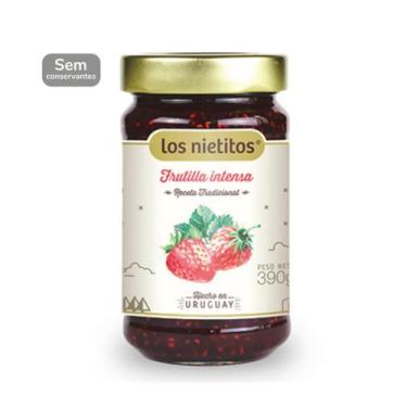 Imagem de Geleia de Morango Intensa - Import Uruguai 390g Los Nietitos