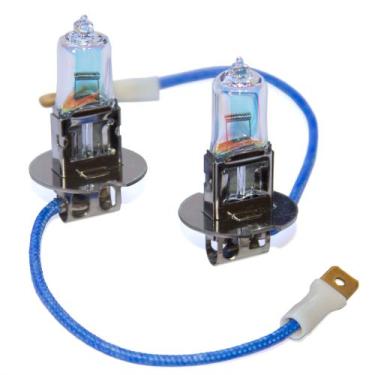 Imagem de 2 Lâmpada H3 Iluminação Efeito Camaleão 5200k Carros 12v - Luxus