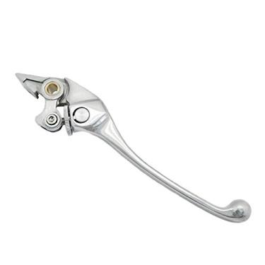 Imagem de LE LEFOSSI Alavanca de freio de motocicleta mão direita compatível com Honda CBR 600 F1/F2/F3/F4i 1987-2007 CBR 900 RR 1993-1999 CB 900 919 Hornet 2002-2006 CB 600 Hornet 1998-2006 Prata polida