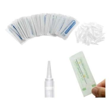 Imagem de Kit 100 Agulhas 100 Ponteiras 1, 2 E 5 Dermografo Universal - OEM, 1r