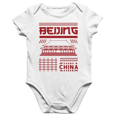 Imagem de Body Bebê Algodão Pequim China  - Foca na Moda, Branco, GG