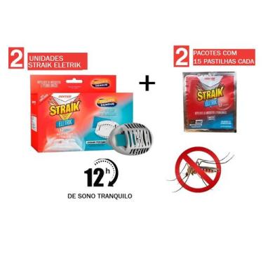 Imagem de 2 Repelentes Elétrico 12h Pernilongos/mosquitos 42 Pastilhas - DEXTER 