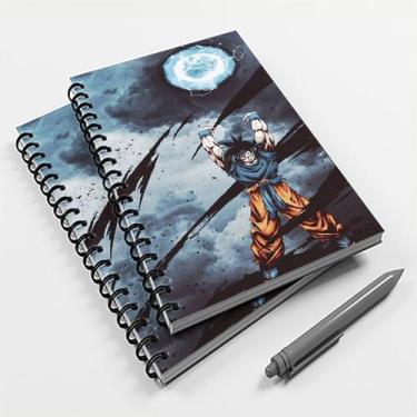 Imagem de Caderno Universitário 200 fls 10 Mat. Anime Goku - Premium