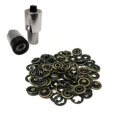 Imagem de Botão De Pressão de Metal 35 Para Roupinha de Bebê Body Cx.200 + Matri