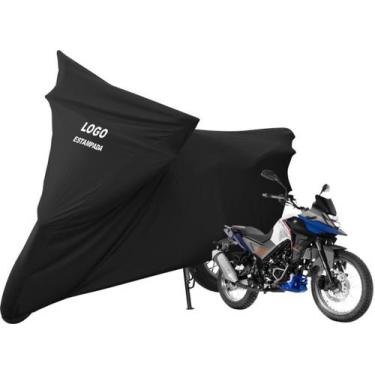 Imagem de Capa Protetora Para Cobrir Moto DafraNH 190 De Tecido Lycra - Mz, Pret