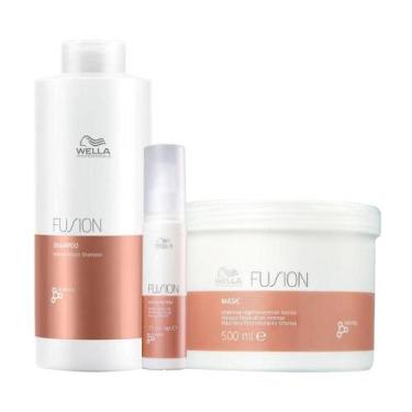 Imagem de Kit Wella Pro Fusion Profissional - Sh E Másc E Tratamento - Wella Pro