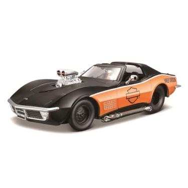 Imagem de Miniatura Corvette Harley Davidson 1970 Maisto 1/24