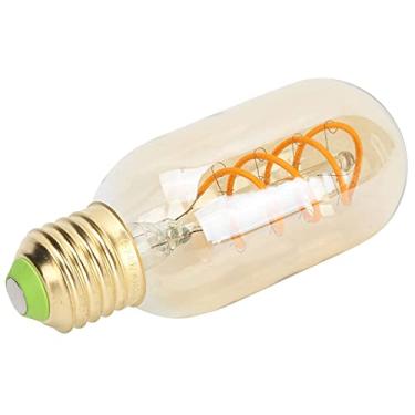 Imagem de Lâmpada LED Vintage Dupla Espiral E27 4W Com Alta Transmitância de Luz e Capacidade de Escurecimento, para Decoração de Casa (Ouro)