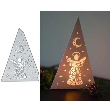 Imagem de Lanterna de Natal, estêncil, matrizes de corte de metal, estênceis de corte de matrizes de Natal, faça você mesmo, cartões de álbuns, álbum de fotos, artesanato decorativo em relevo, matrizes de papel