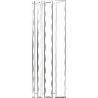 Imagem de Tiras retangulares para confecção de cartões, recortes de scrapbooking, matrizes de corte de metal, parabéns, cortes de matriz em relevo, modelo de estênceis para decoração de scrap-booking, cartão de
