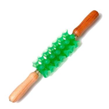 Imagem de Rolo de Massagem Turbinada Com Ventosas Silicone Macio Original - Rolo