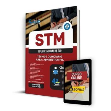 Imagem de Apostila STM  - TécnicoJudiciário- Área:Administrativa - Editora Soluç
