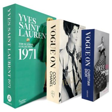 Imagem de Kit Com 3 Caixas Decorativas Falso Livro - Grifes III