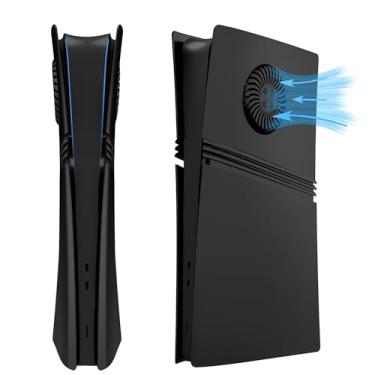 Imagem de Dobewingdelou Painel Frontal Para Ps5 Pro Digital Edition Com Ventilação De Resfriamento E Filtro De Poeira, Placa Frontal, Acessórios De Console, Capa Abs, Capa Lateral De Substituição À Prova De P