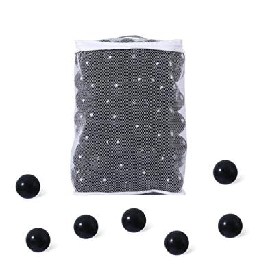 Imagem de GUESVOT Bolas De Piscina De Bolinhas Para Crianças, Bolas De Plástico Recarregáveis De 2,2 Polegadas, Pacote Com 100, Cores Brilhantes, Sem Ftalatos E Bpa, Inclui Uma Bolsa De Armazenamento Reutiliz