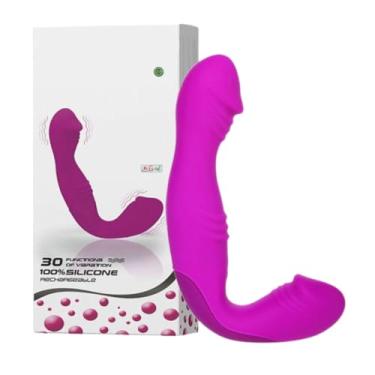 Imagem de Vibrador Strapless Angelo 30 Niveis de Vibração 18,7cm Recarregável Mulher Ativa Inversão de Papéis