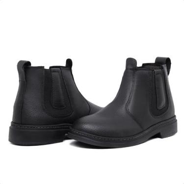 Imagem de Coturno Bota Masculina Dia a Dia Trabalho Frontinni, 41, Preto
